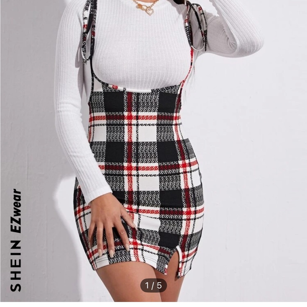 Plaid Mini Dress